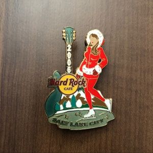 Hard Rock Cafe Salt Lake City ice skate pin